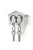 Duo Sparrow Key Ring Holder  Original Design by Qualy