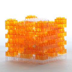 Summer Orange Brick DIY Lamp by KREATON