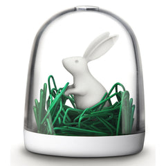 Bunny in the Field Paperclip Holder by Qualy