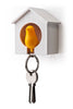 Single Sparrow Key Ring Holder White House Original Design by Qualy